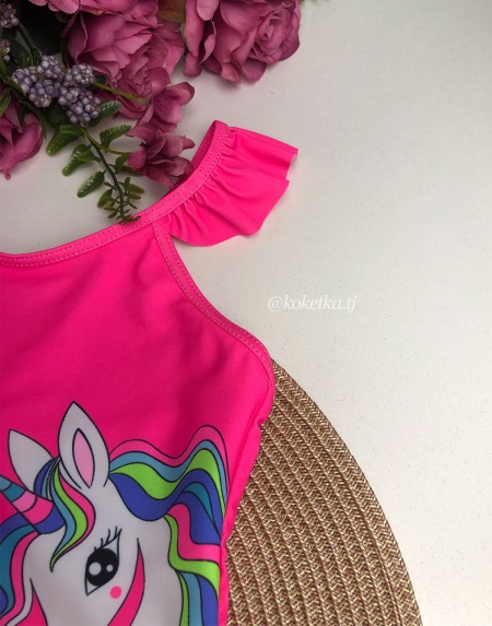 Детский слитный купальник