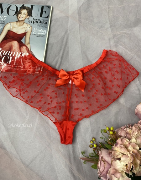 Эротические трусики с бантиком 