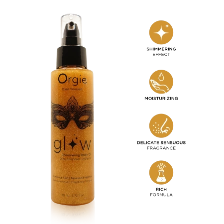 Масло-шиммер для тела Orgie Glow, 110 мл