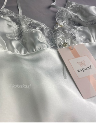 Атласный топ и шорты от Espuar