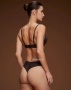 Бюстгальтер (пуш-ап) с трусиками бразилиана