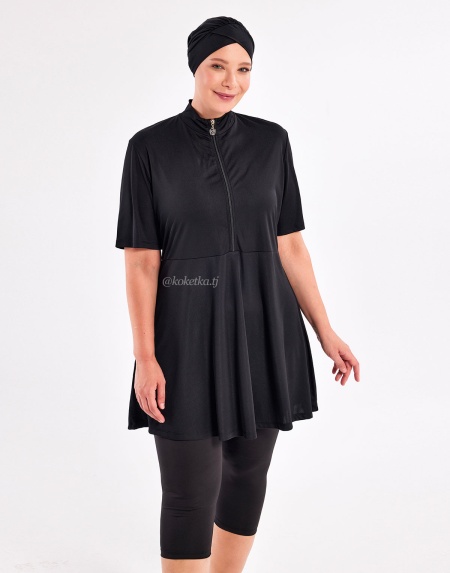 Модный купальник с короткими лосинами