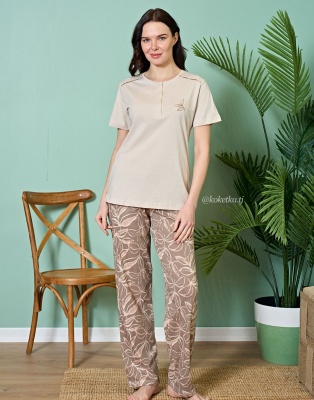 Домашний комплект с футболкой и штанами