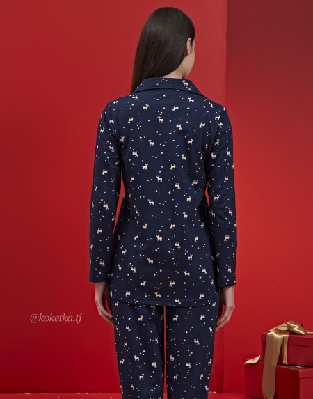 Домашний комплект с рубашкой и штанами