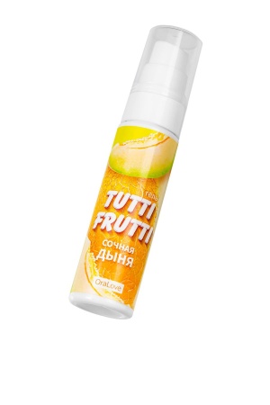 Съедобная гель-смазка TUTTI-FRUTTI для орального со вкусом сочная дыня 30г