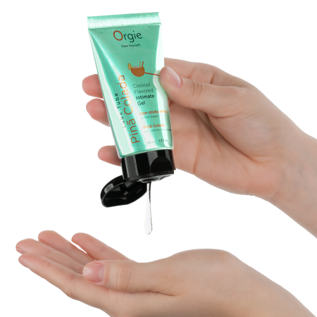 Съедобный интимный гель Orgie Lube Tube Cocktail Pina Colada, 50 мл