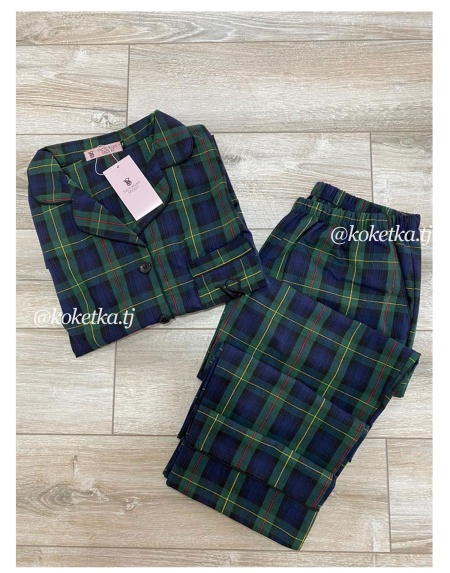 Комплект для сна и отдыха в клетку