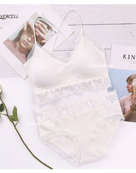 Кружевной топ с трусиками