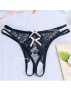 Эротические трусики-стринг с доступом