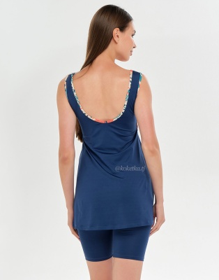 Модный купальник с короткими лосинами