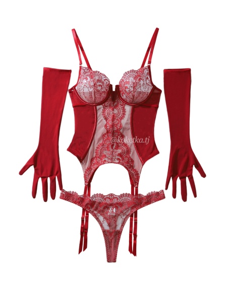 Корсет с трусиками стринг