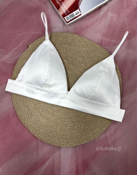 Атласный бюстгальтер (без косточек)
