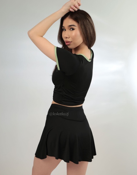 Раздельный купальник с юбочкой