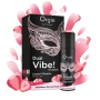 Съедобный гель с эффектом вибрации Orgie DUAL VIBE! Strawberry Gin And Tonic, на водной основе, 15мл