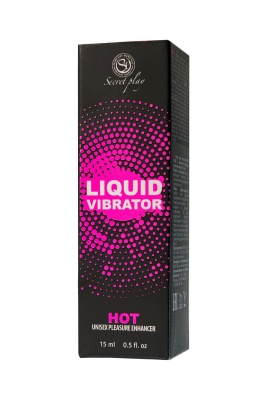 Гель для массажа SECRET PLAY с эффектом вибрации, разогревающий, 15 мл