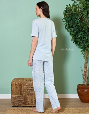 Домашний комплект с футболкой и штанами