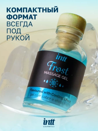 Съедобный гель для интимного массажа с охлаждающим эффектом, мята, Frost, 30 мл 