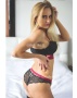 Бюстгальтер с трусиками бразилиана