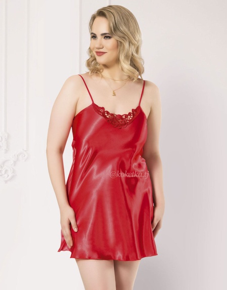 Атласная сорочка (2XL, 3XL, 4XL)