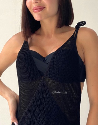 Пляжное платье без рукавов