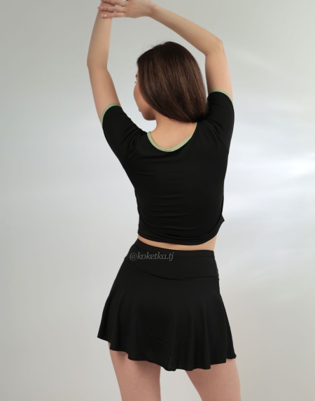 Раздельный купальник с юбочкой