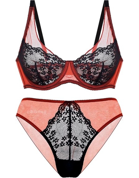 Бюстгальтер с трусиками слип