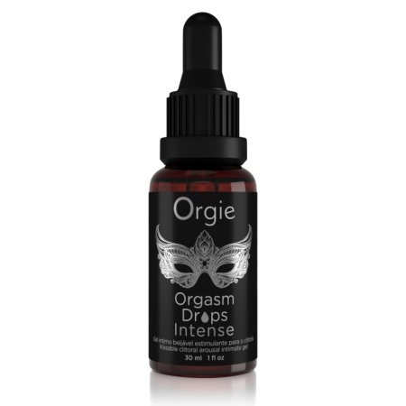 Возбуждающий съедобный гель для клитора Orgie Orgasm Drops Intense, 30 мл 