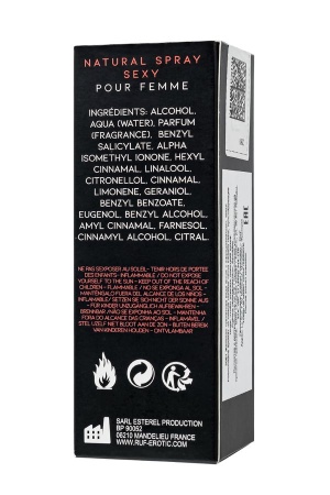 Туалетная вода с афродизиаками SMAK FEMME для женщин, 50 мл