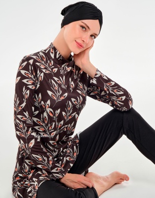 Модный купальник с лосинами   