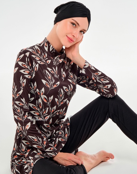 Модный купальник с лосинами   