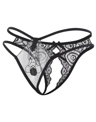 Эротические трусики-стринг с доступом