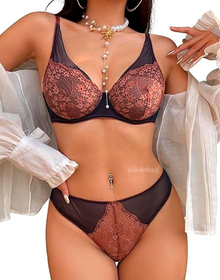 Бюстгальтер с трусиками слип