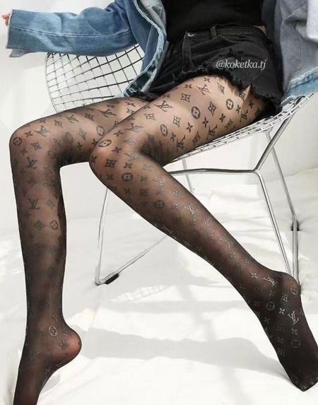 Шикарные колготки с логотипом Louis Vuitton