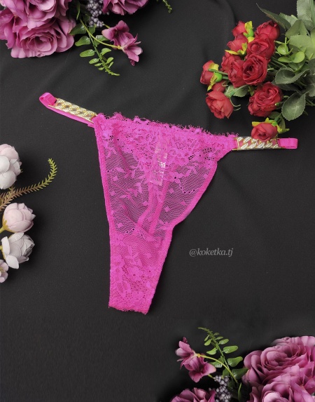 Трусики стринги с рюшками