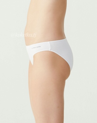 Набор трусиков — cлип от U.S. POLO ASSN (черный, бежевый, белый, бежевый, белый - 5 шт)