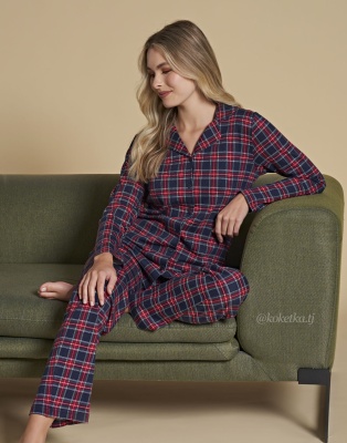 Домашний комплект с рубашкой и штанами