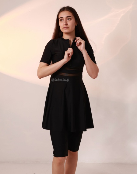 Купальник платье с шортами