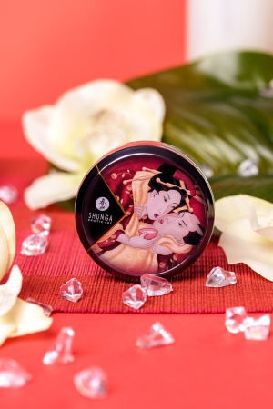 Массажное аромамасло Shunga Romance, клубника, 30 мл