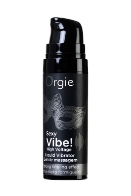 Гель для массажа ORGIE Sexy Vibe High Voltage с усиленным эффектом вибрации, 15 мл 