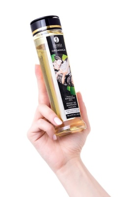 Масло для массажа Shunga Organica Natural. Aroma & Fragrance Free, без аромата «Натуральное», возбуждающее, 240 мл