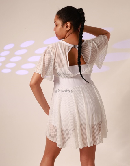 Купальник платье (низ шорты)