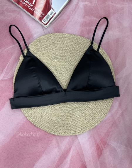 Атласный бюстгальтер (без косточек)