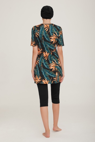 Модный купальник с лосинами   