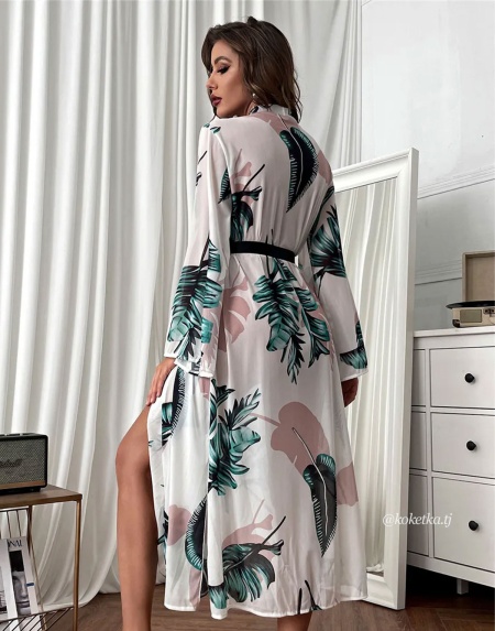 Нежный прозрачный халат