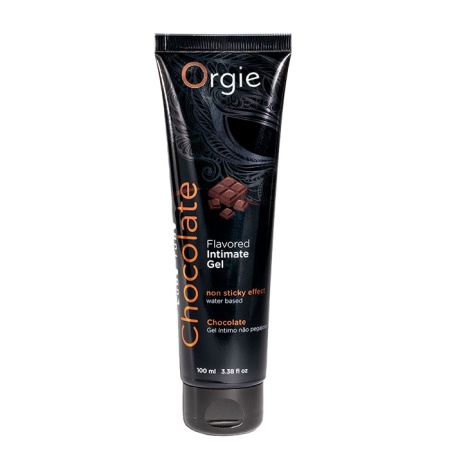 Съедобный интимный гель Orgie Lube Tube Chocolate, на водной основе, 100 мл