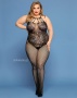 Бодистокинг в сетку (Plus Size)