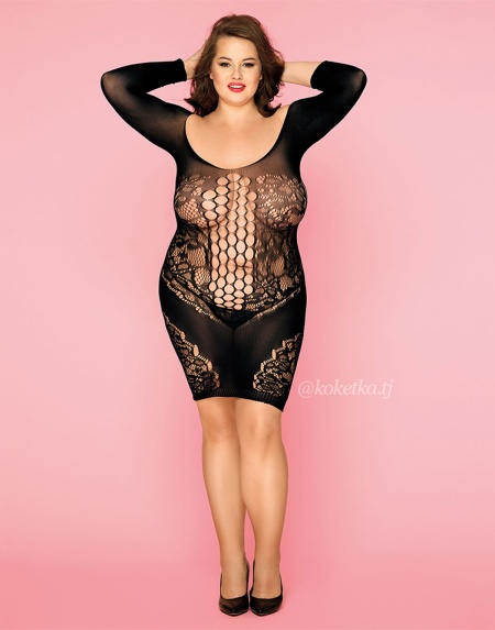 Кружевное платье (Plus Size)