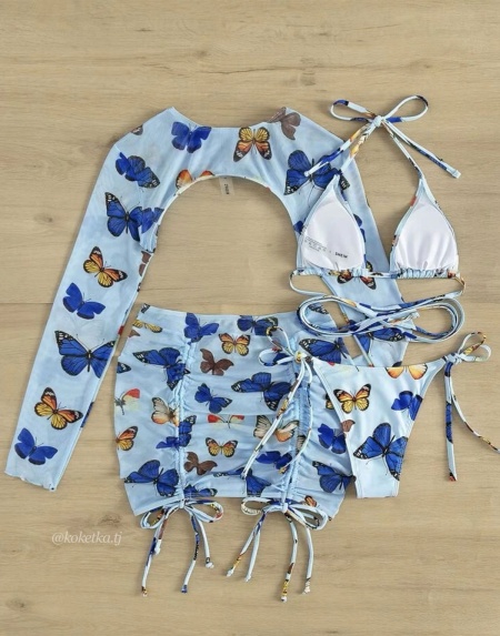 Раздельный купальник 4в1