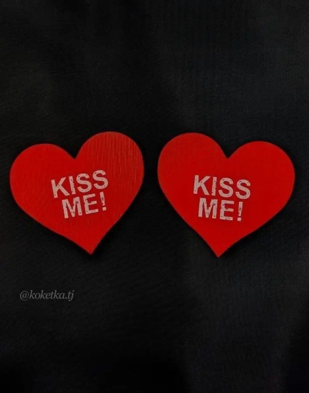 Пэстисы-наклейки в виде сердечки