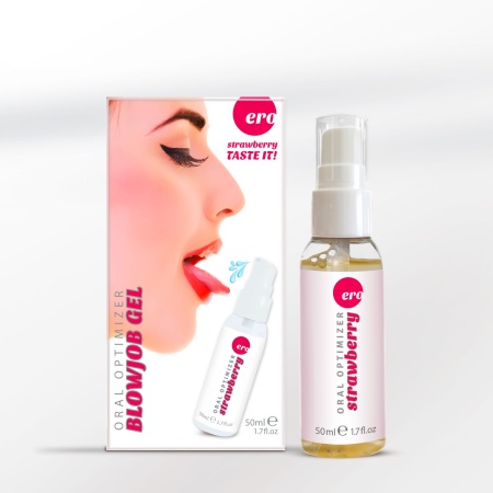 Съедобный гель Gel optimizer для орального, с охлаждающим эффектом, со вкусом клубники, 50 мл